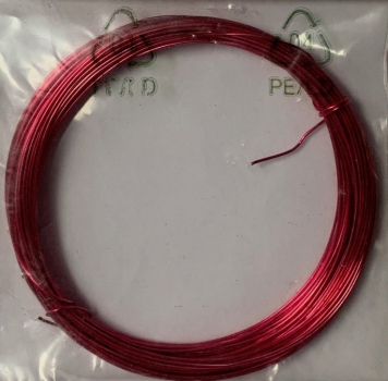 Metalldraht (Kupferlackdraht) pink